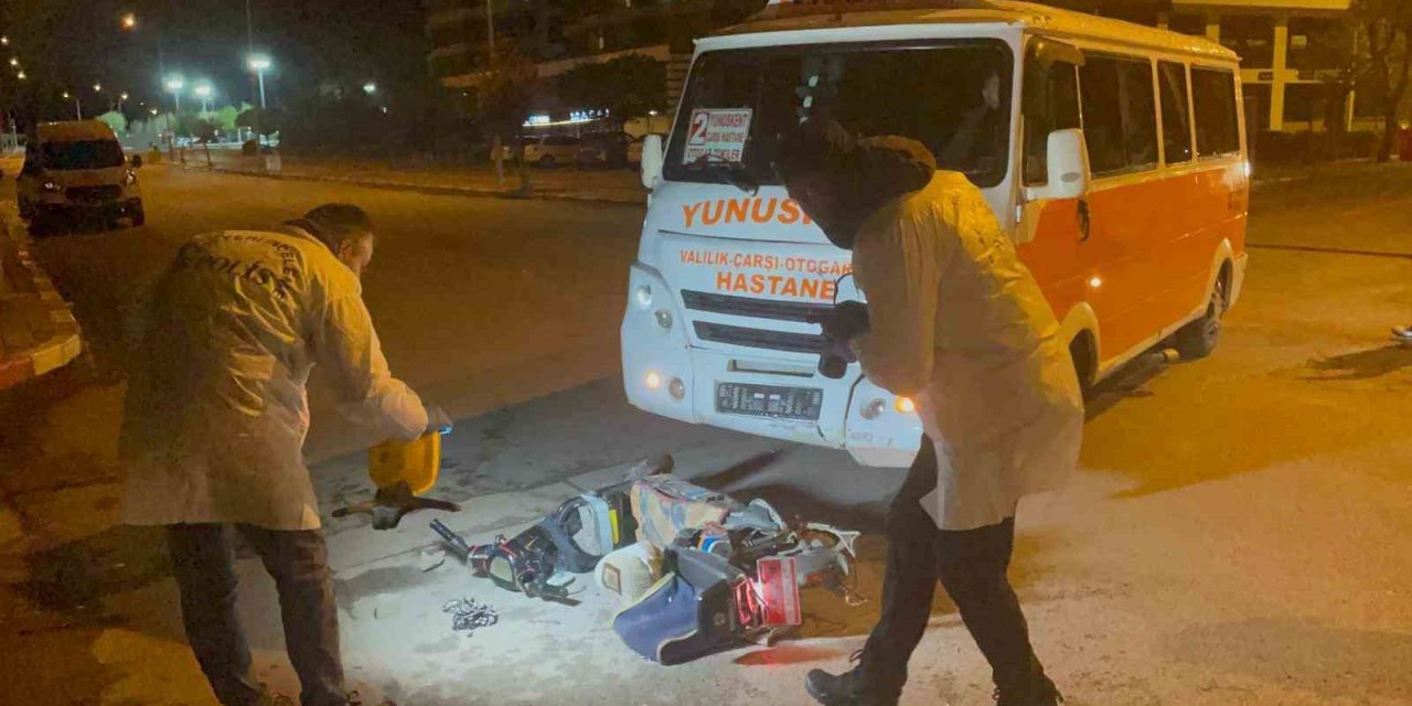 Elektrikli Bisiklet Sürücüsünün Ölümüyle Sonuçlana Kaza Kamerada