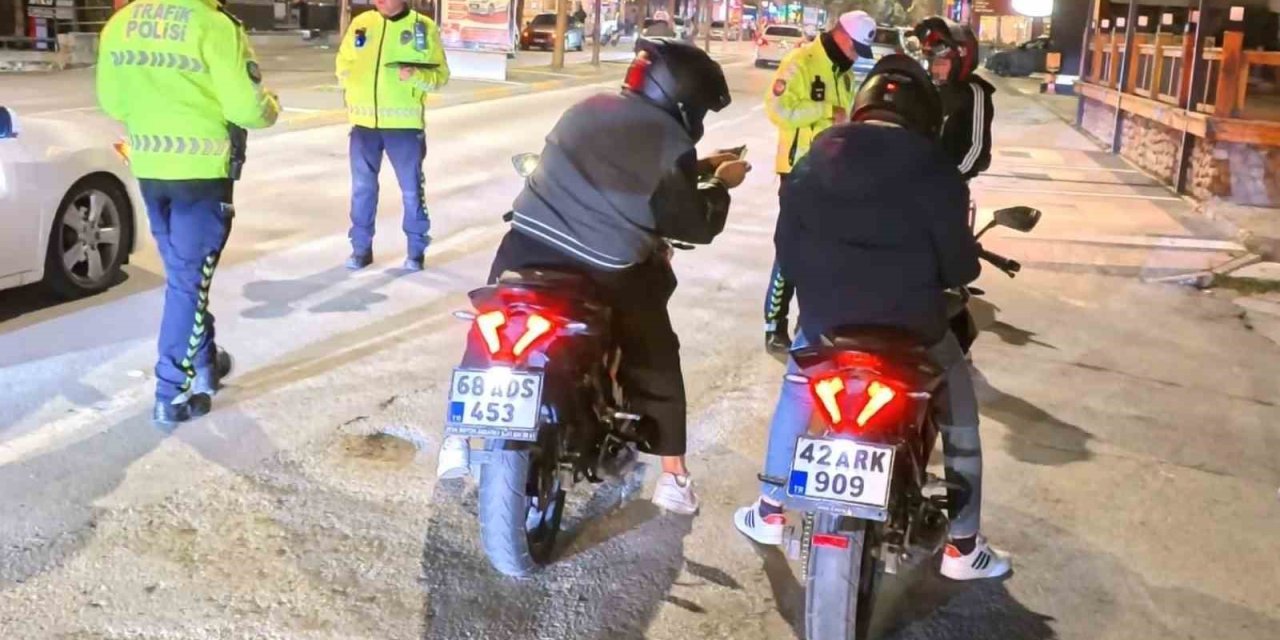 Aksaray’da Motosikletlere Yönelik Denetimler Artırıldı
