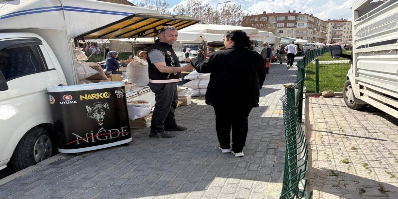 Niğde’de Narkotik Ekiplerinden Bilgilendirme Çalışması