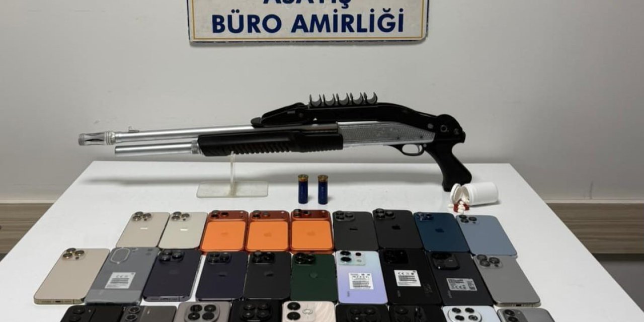 Akşehir’de Kaçak Cep Telefonu Operasyonu