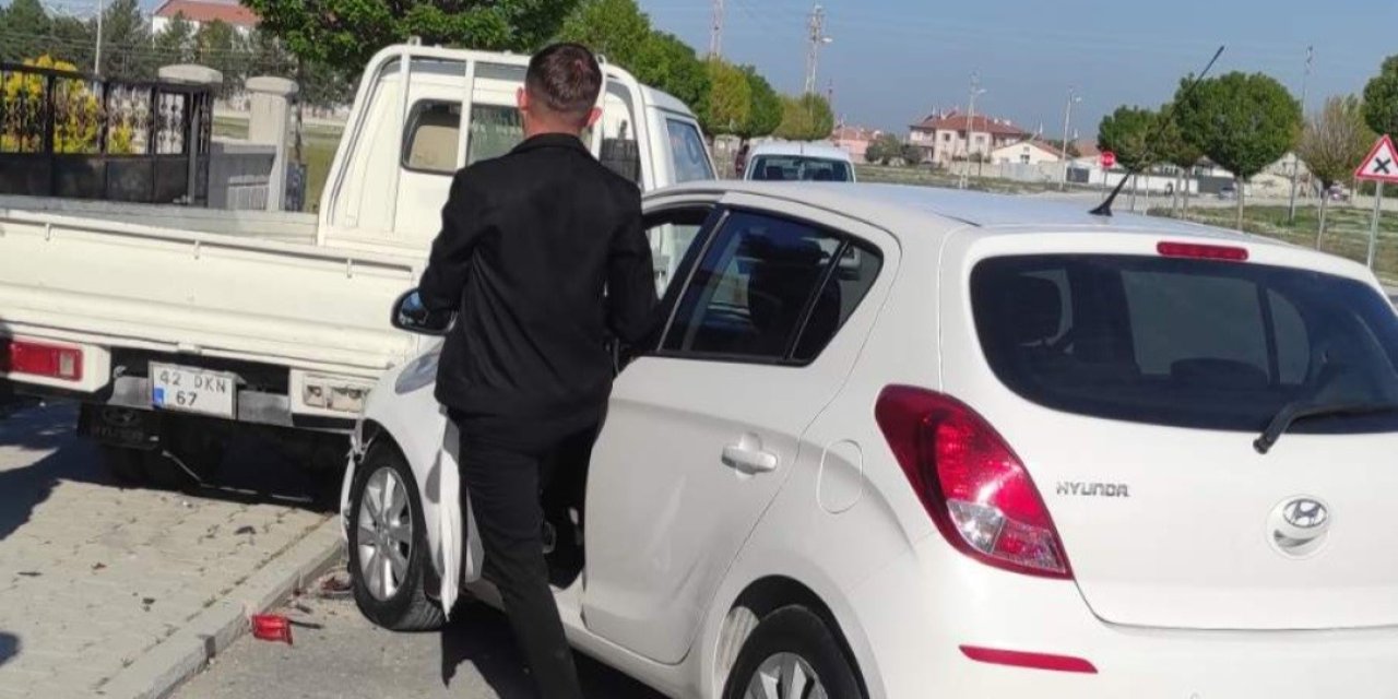 Karapınar’da Trafik Kazası: 1 Yaralı