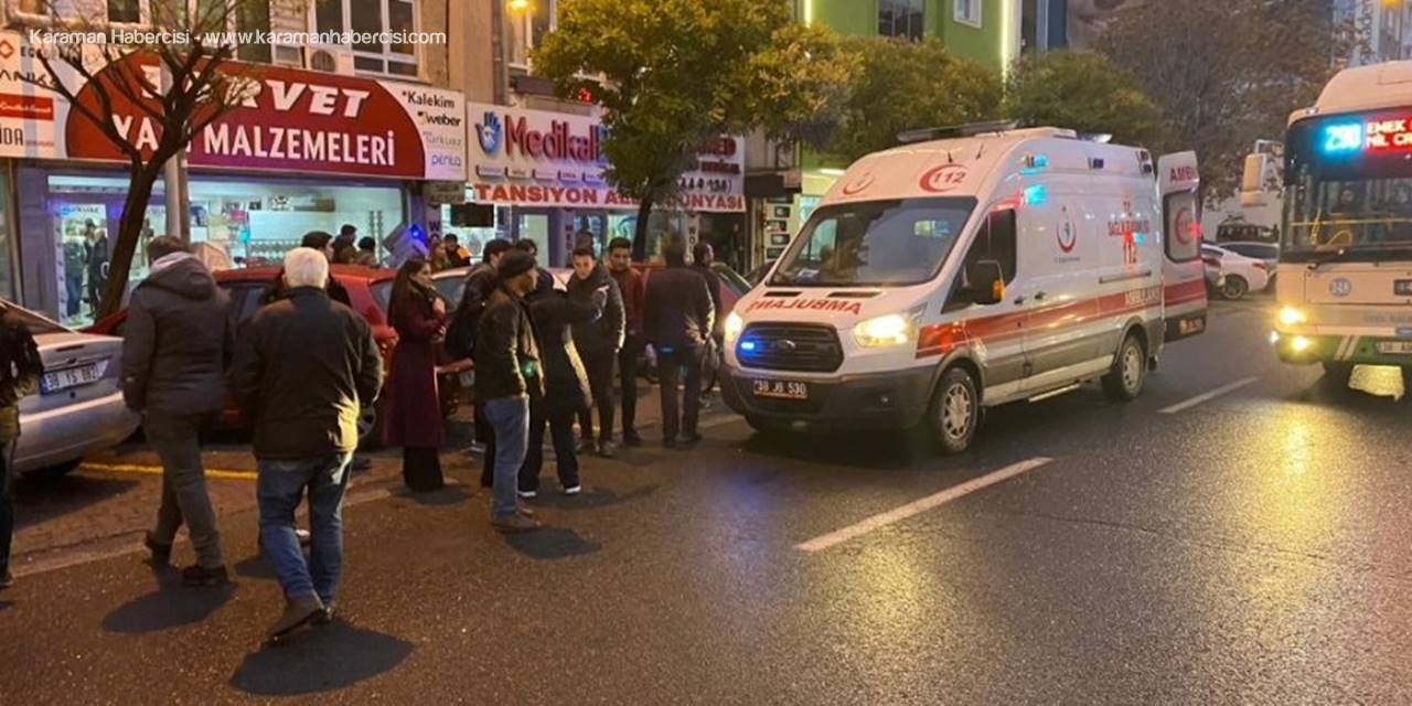 Otomobilin Çarptığı Bisikletli Yaralandı