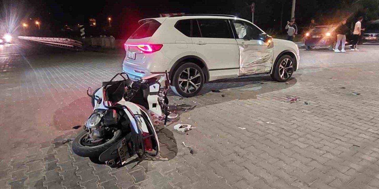 Gazipaşa’da Motosiklet İle Otomobil Çarpıştı: 1 Yaralı
