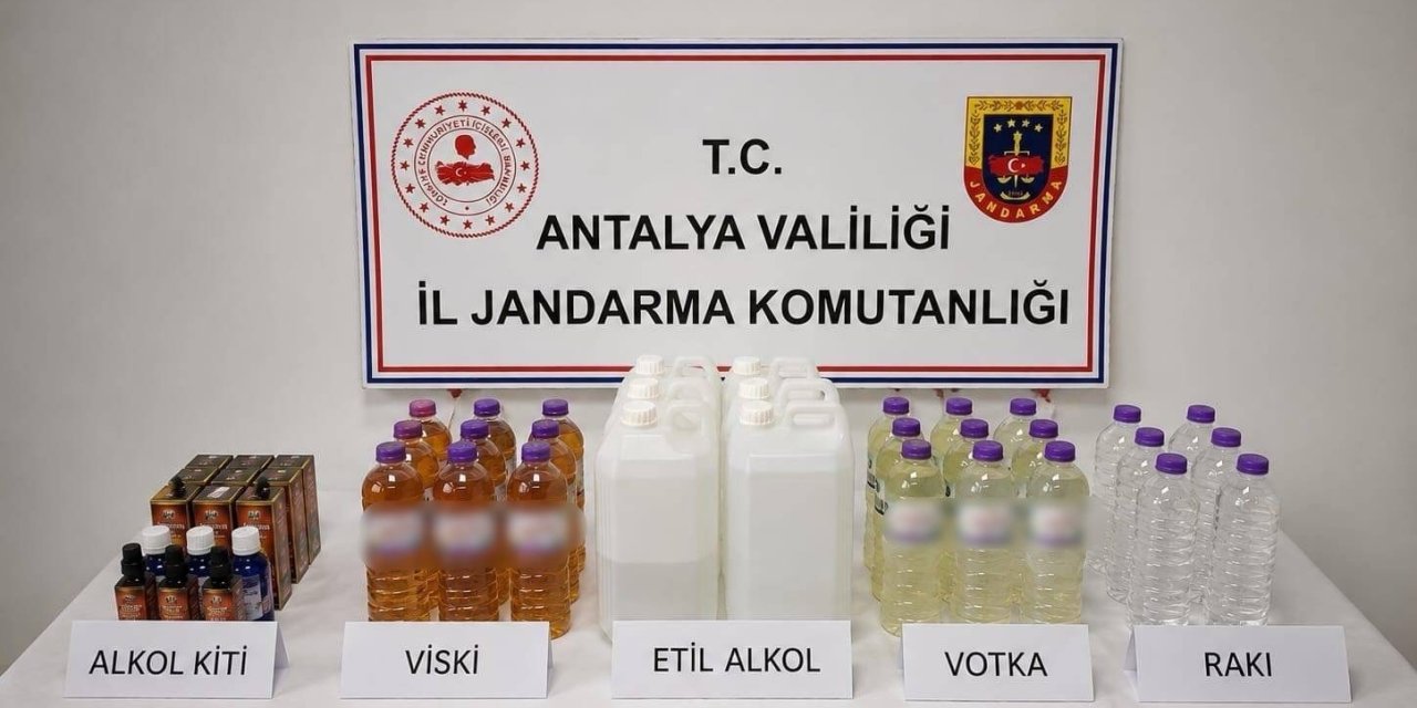 Konyaaltı’nda Kaçak Alkol Operasyonu