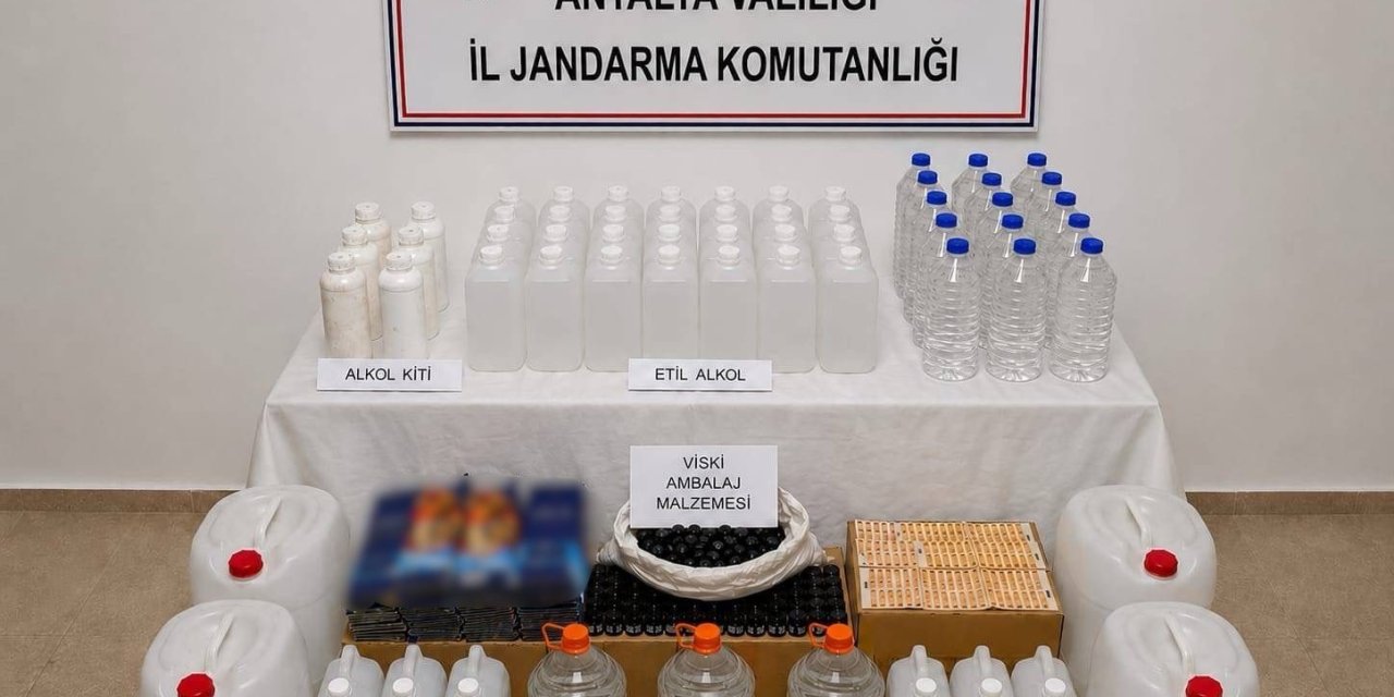 Antalya’da 160 Litre Etil Alkol Ele Geçirildi