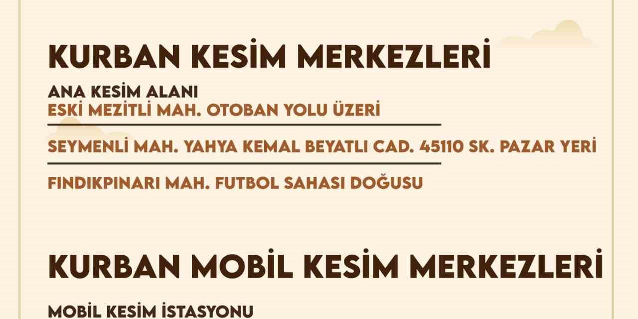 Mezitli’de Kurban Kesim Ve Satış Noktaları Belirlendi