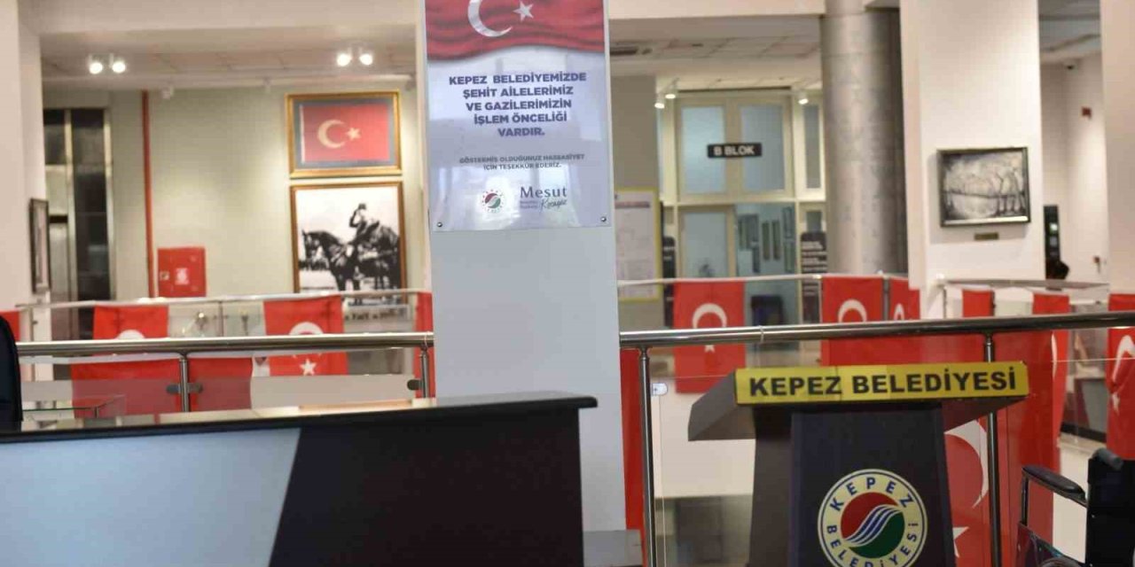 Kepez’de Şehit Ve Gazi Yakınlarına Öncelik
