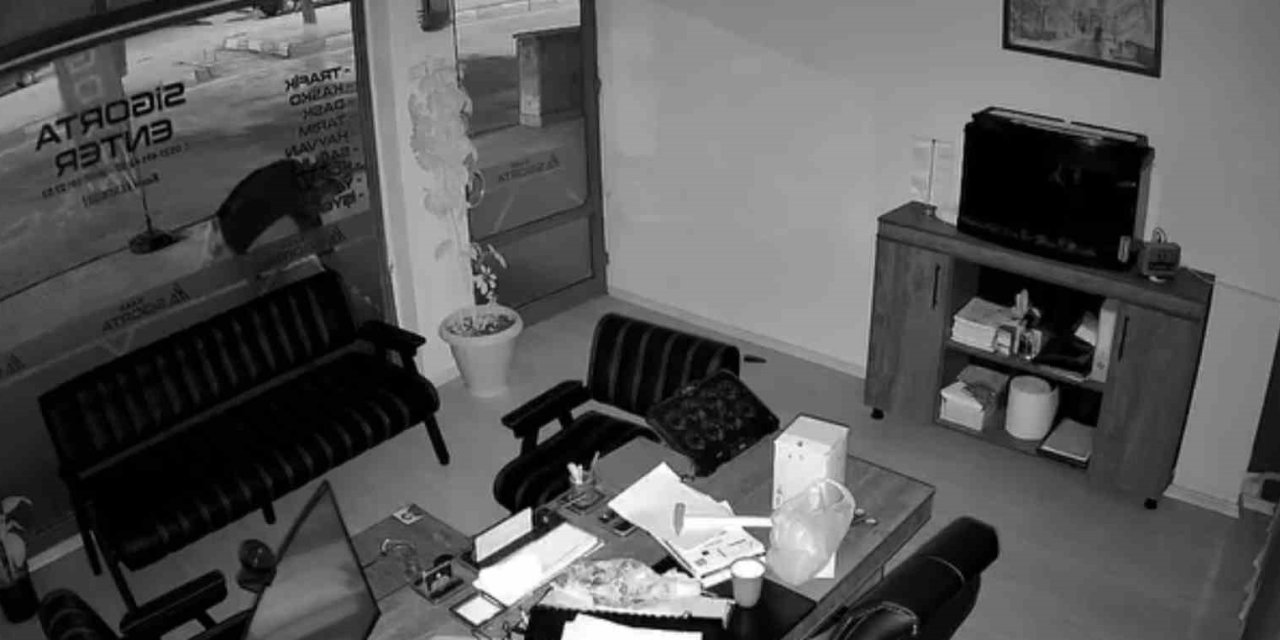 İş Yeri Önündeki Saksıdaki Çiçekleri Söküp Alıp Gitti