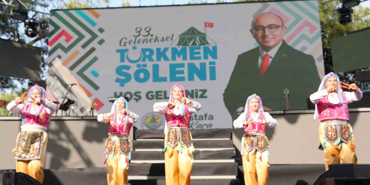 33. Geleneksel Türkmen Şöleni’ne Binlerce Kişi Katıldı