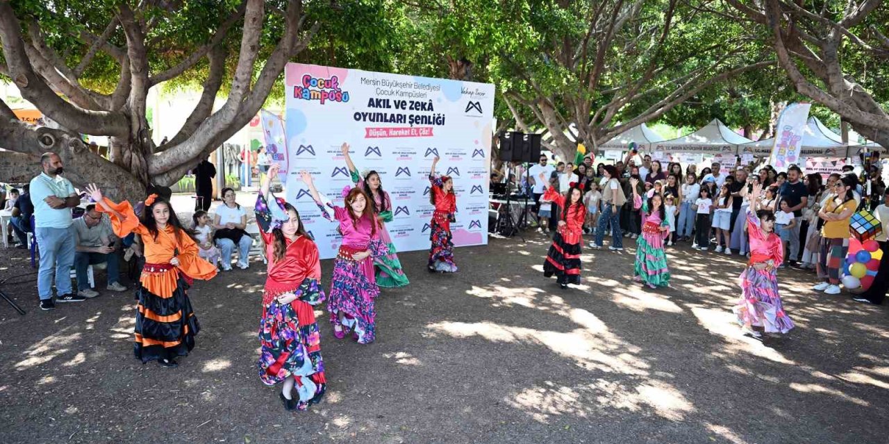 Mersin’de Çocuklar Akıl Ve Zeka Oyunları Şenliğinde Buluştu