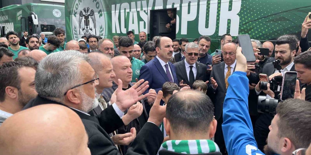 Konyaspor, Kupa Finali İçin Antalya’ya Uğurlandı