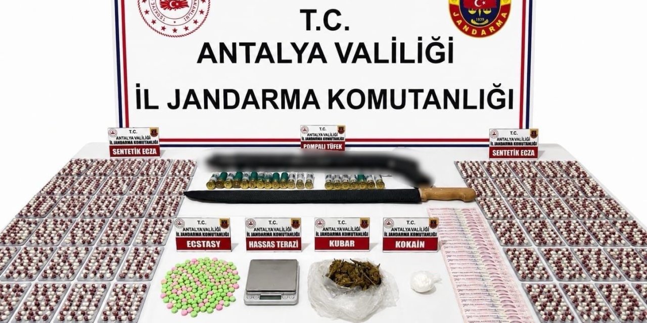 Alanya’da Uyuşturucu Operasyonu
