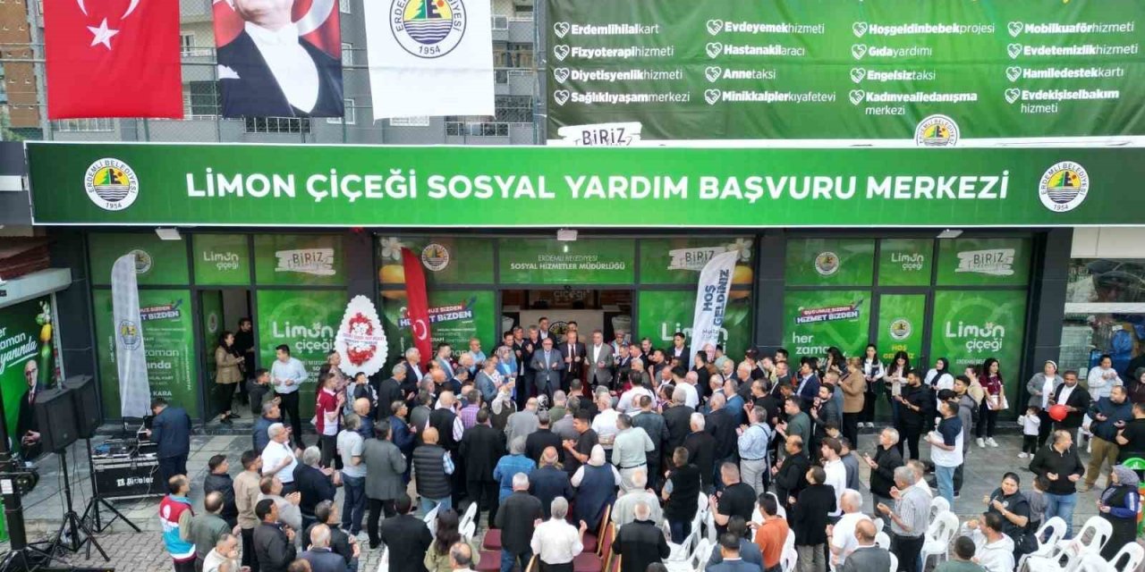Erdemli’de Sosyal Yardımlar İçin Yeni Merkez Açıldı