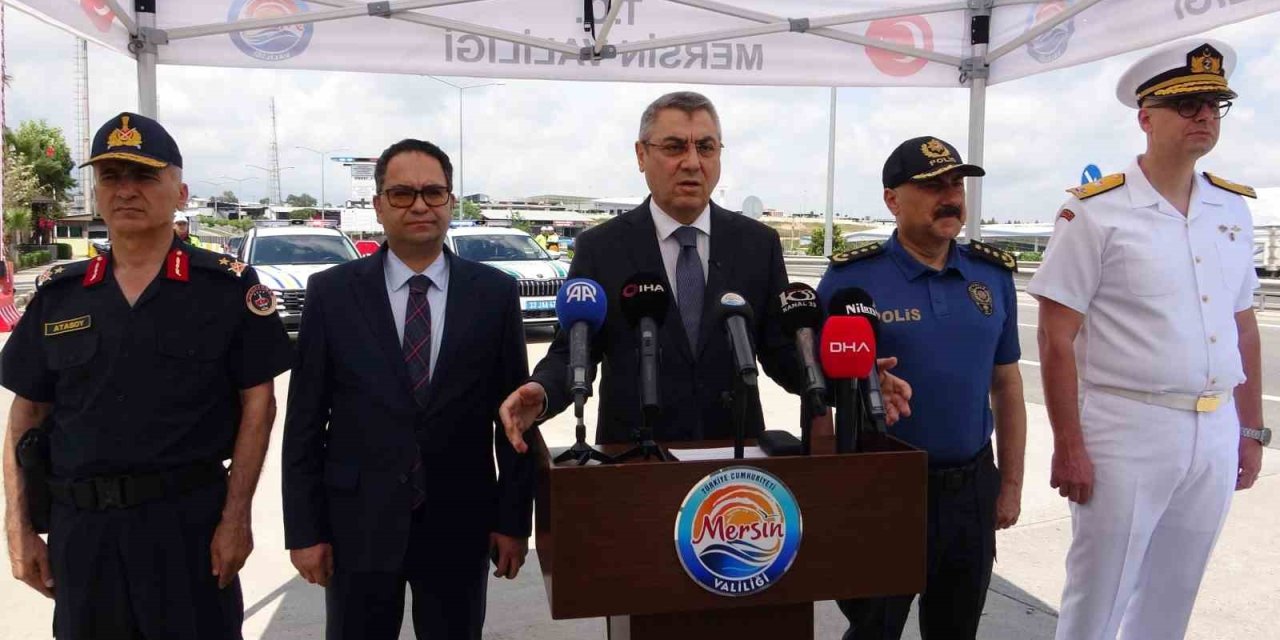 Mersin’de Bayramda Günlük 700 Araç, 11 Dron Ve 3 Bin 507 Personel Görev Yapacak
