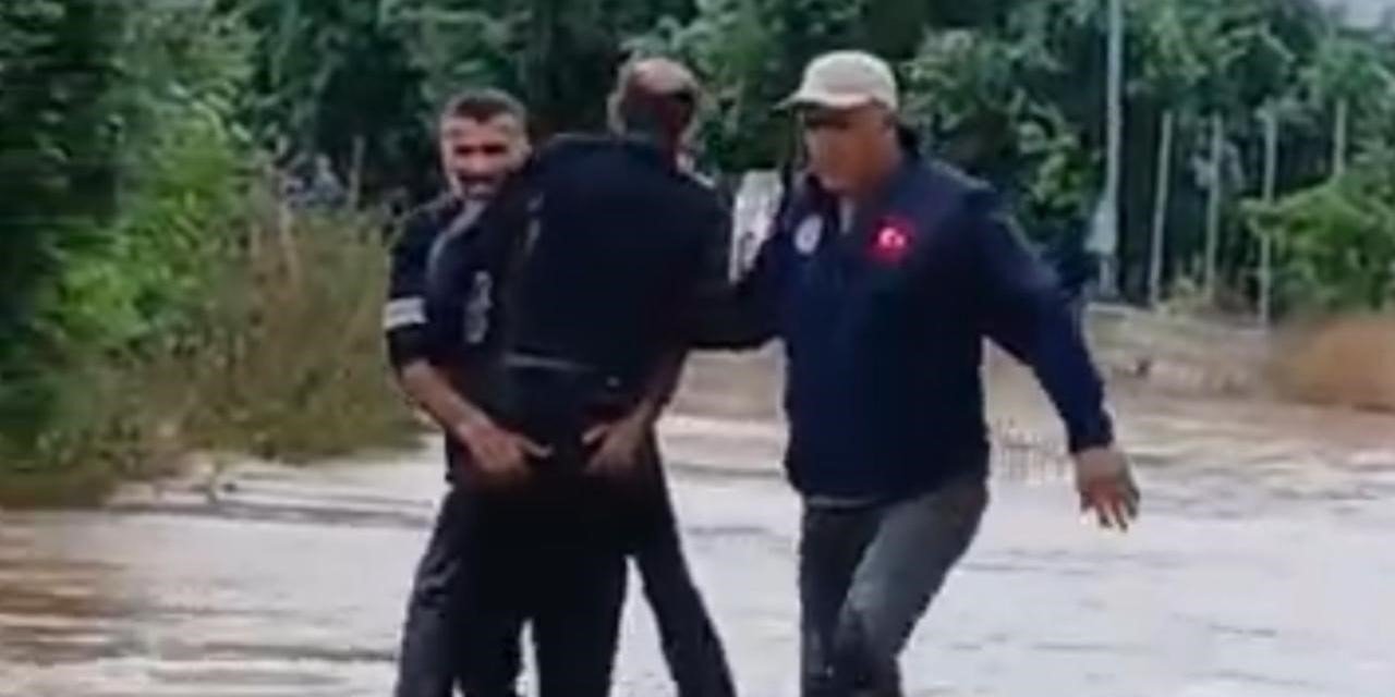 Sele Kapılan Şahsı Mahalle Sakinleri Kurtardı