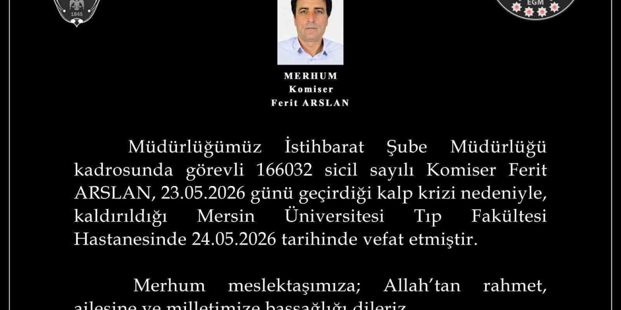 Kalp Krizine Yenilen Komiserin Naaşı Memleketi Diyarbakır’a Gönderildi