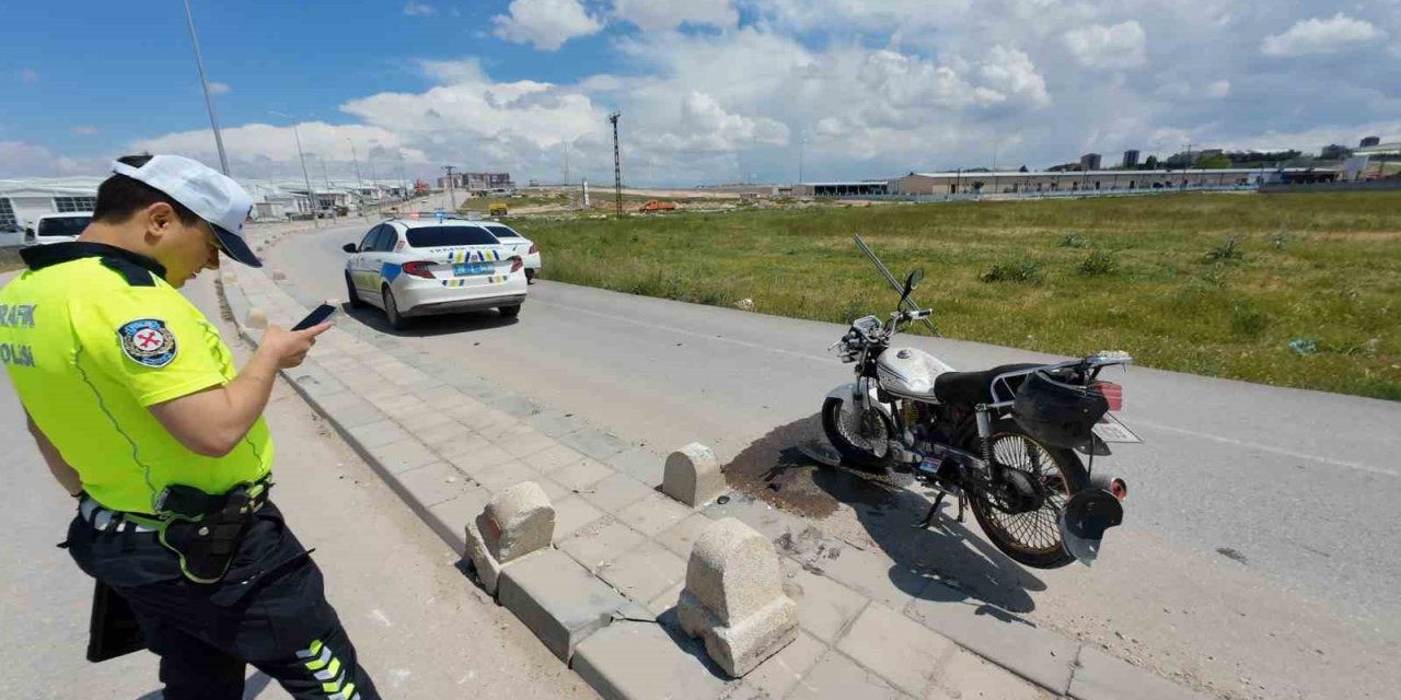 Karaman’da Motosiklet Kazası: 1 Yaralı