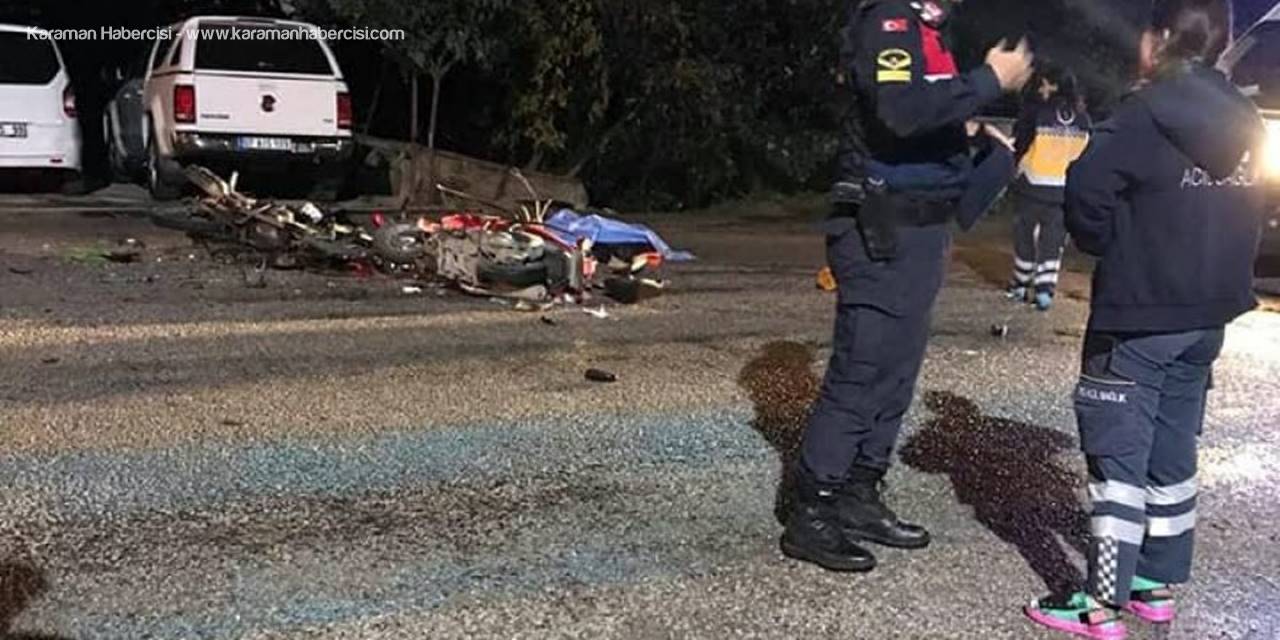 Alanya’da 2 Motosiklet Kafa Kafaya Çarpıştı: 1 Ölü