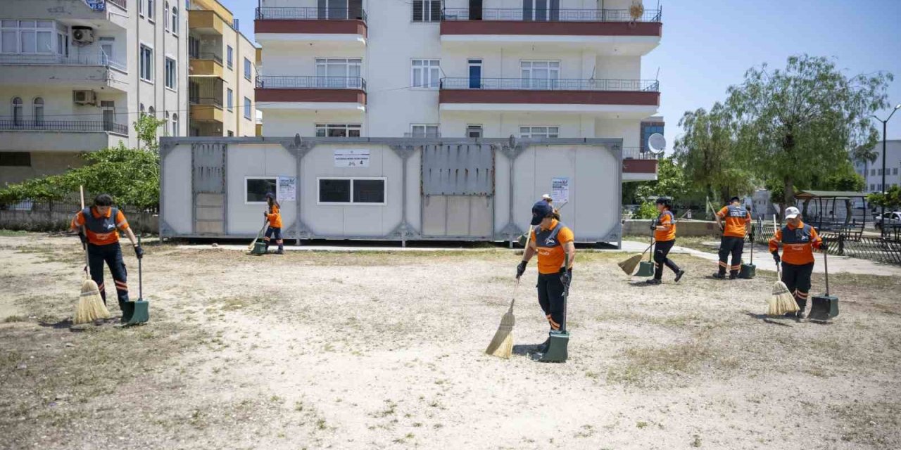 Mersin’de Kurban Kesim Alanlarında Bayram Temizliği
