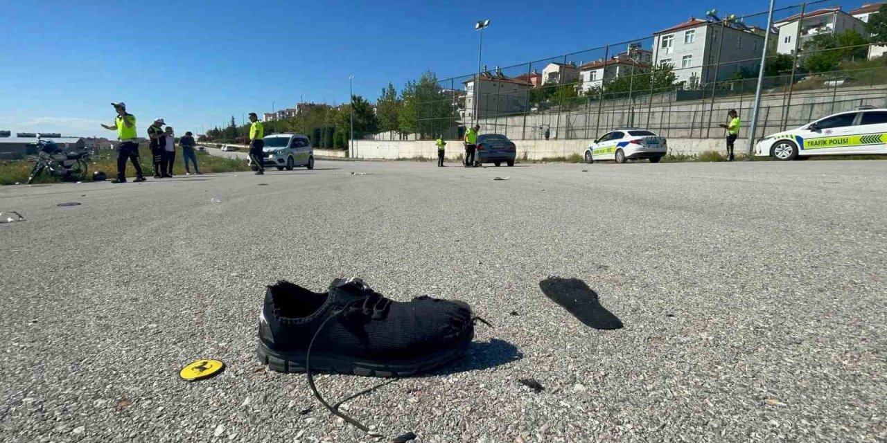 Karaman’da Otomobille Motosiklet Çarpıştı: 1 Ölü