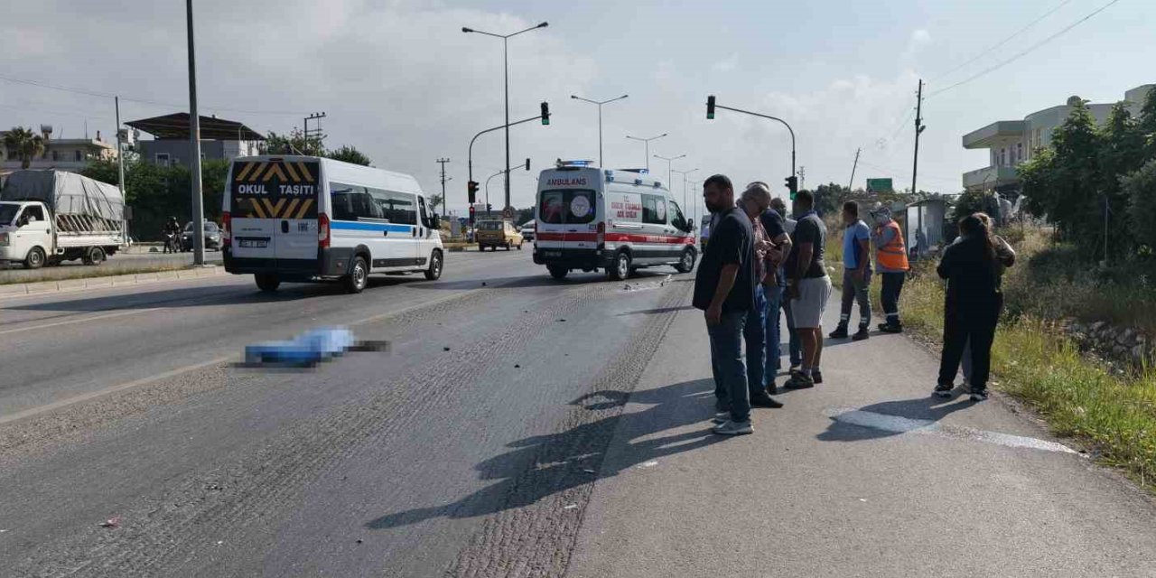 Mersin’de Trafik Kazası: 1 Ölü, 1 Yaralı