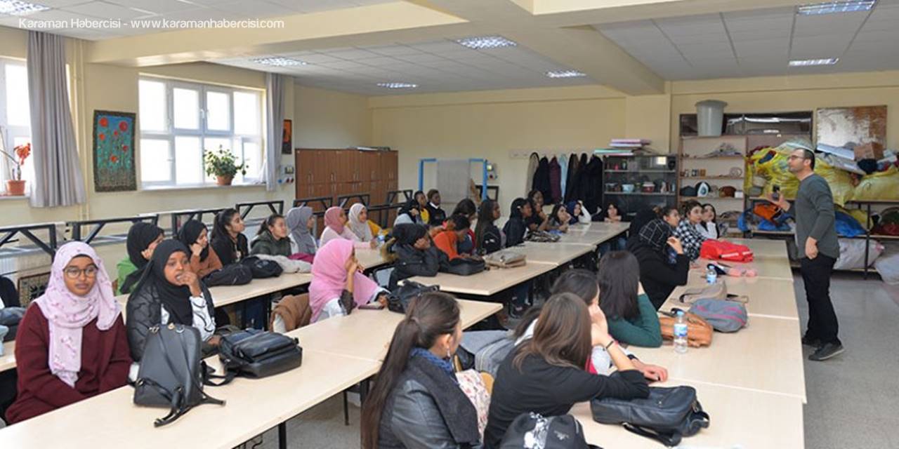 Yabancı Uyruklu Öğrenciler "Ebru"ile Tanıştılar