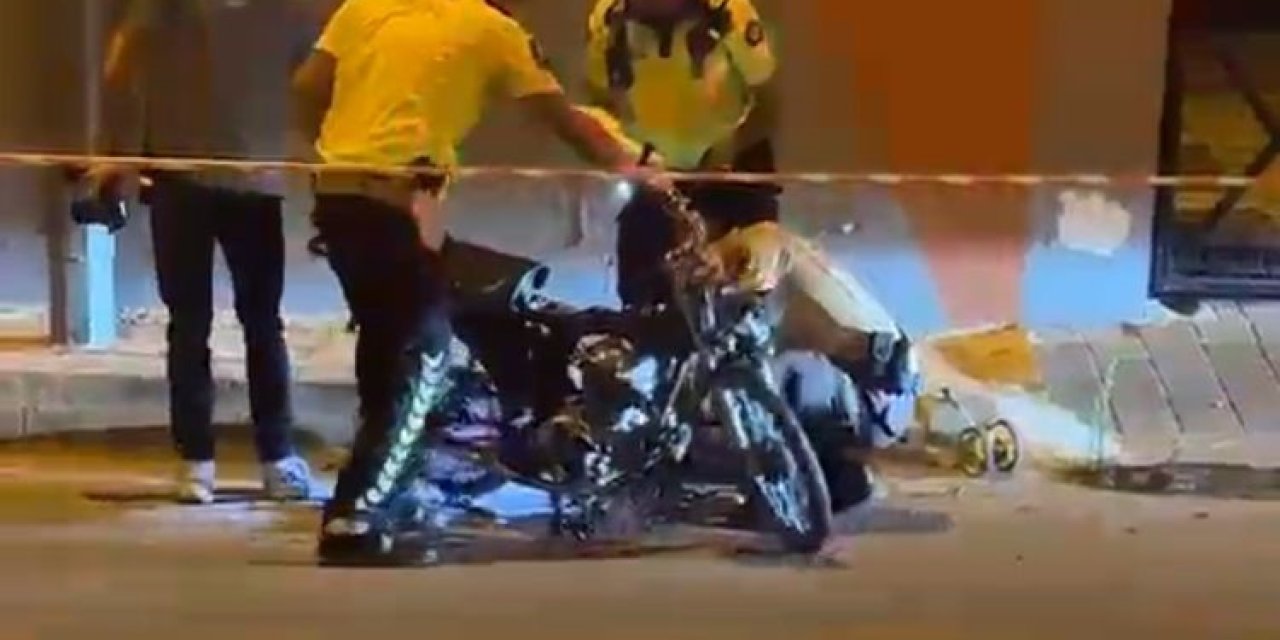 Otomobille Çarpışan Motosiklet Sürücüsü Hayatını Kaybetti