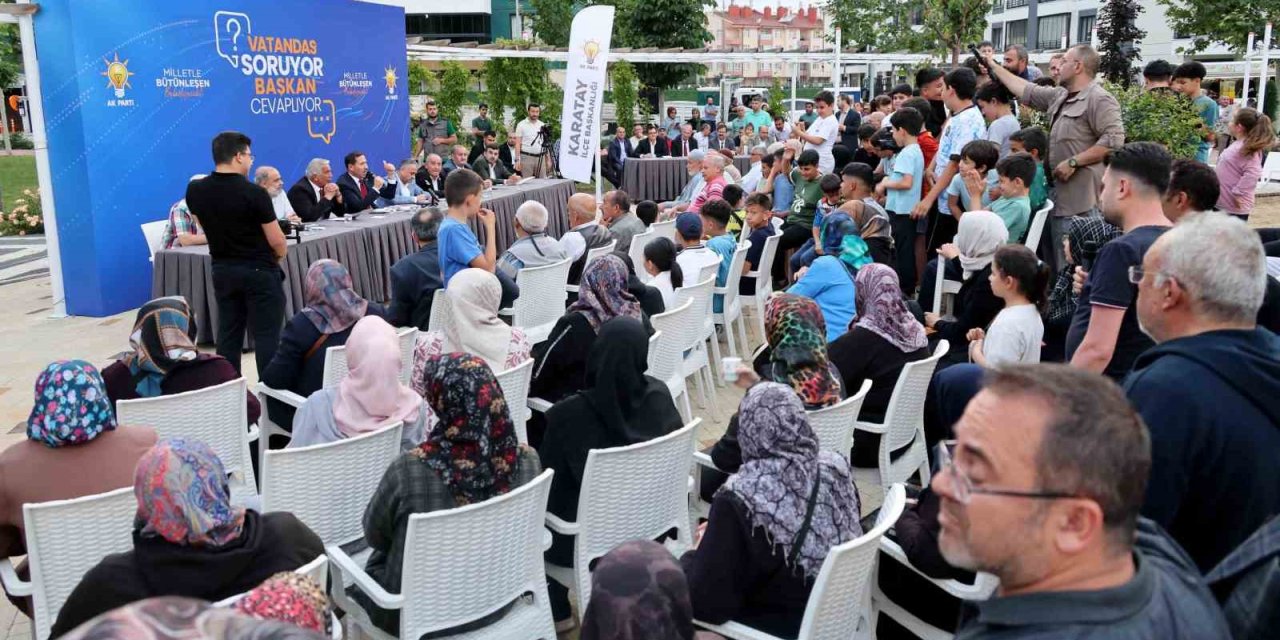 "vatandaş Soruyor, Başkan Cevaplıyor" Buluşmaları Karatay’da Yoğun Katılımla Gerçekleşti