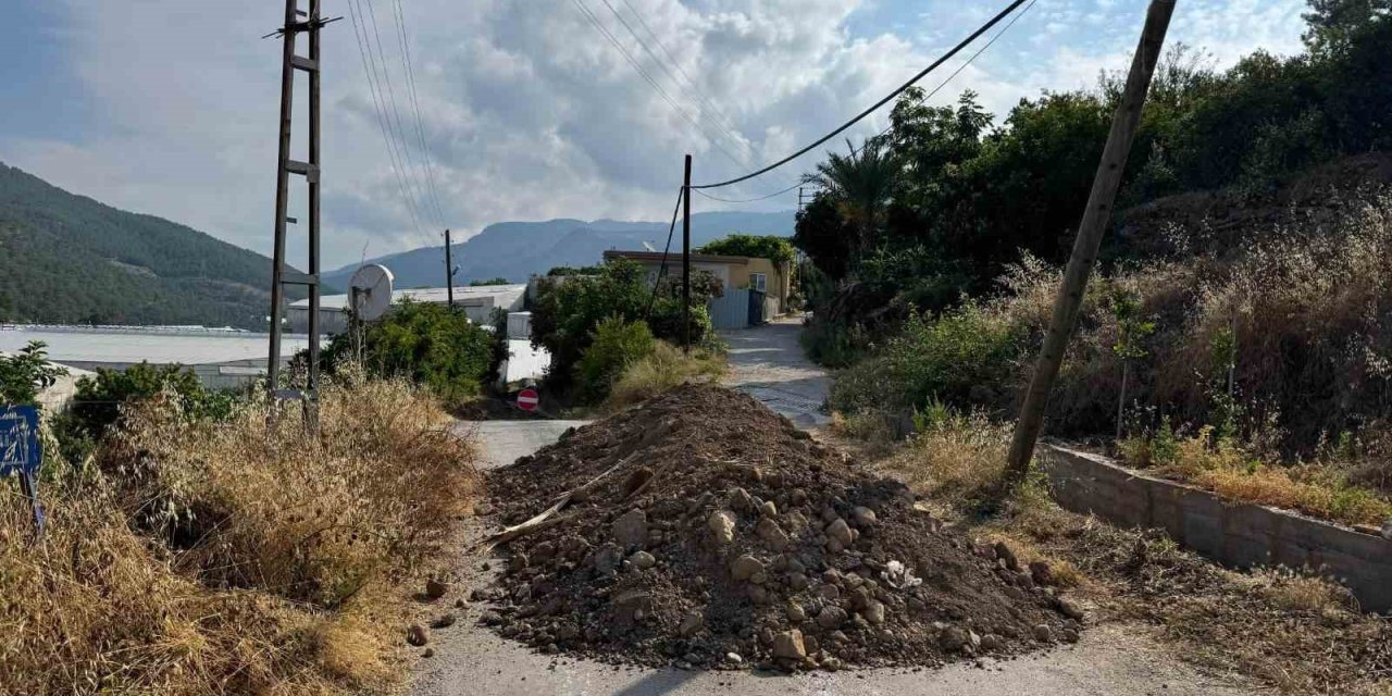 Bozyazı’da Yol Krizi Büyüyor: Alternatif Güzergah Da Kapatıldı