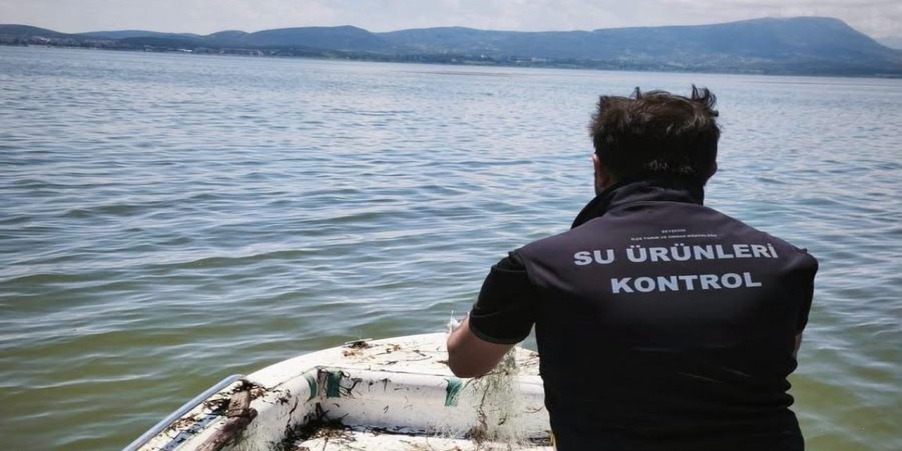 Gölde Kaçak Avlanmaya Geçit Yok
