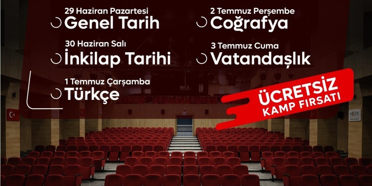Niğde Belediyesi’nden Kpss Adaylarına Büyük Destek