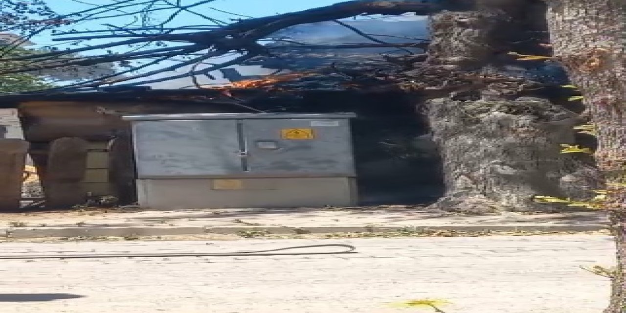 Serik’te Gecekondu Yangını