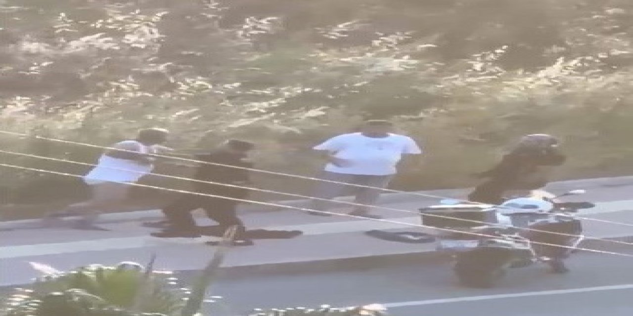 Mersin’de Üst Aramasında Polislere Direnen Şahıslar İle Polisler Arasında Arbede