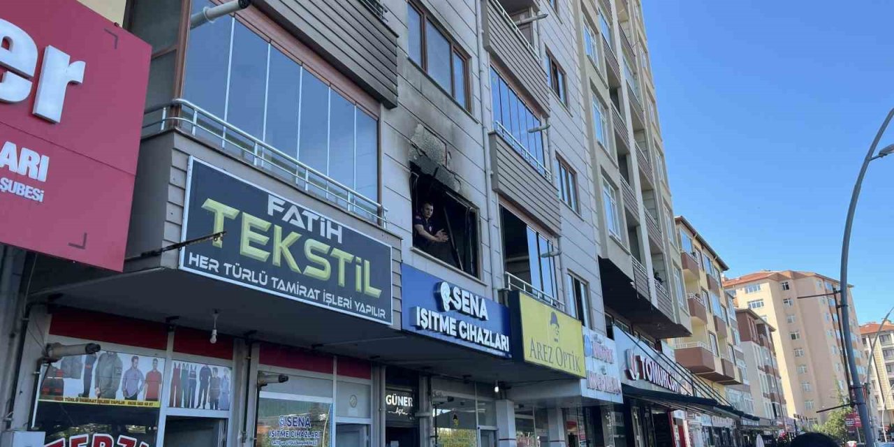 Niğde’de Apartman Dairesinde Yangın