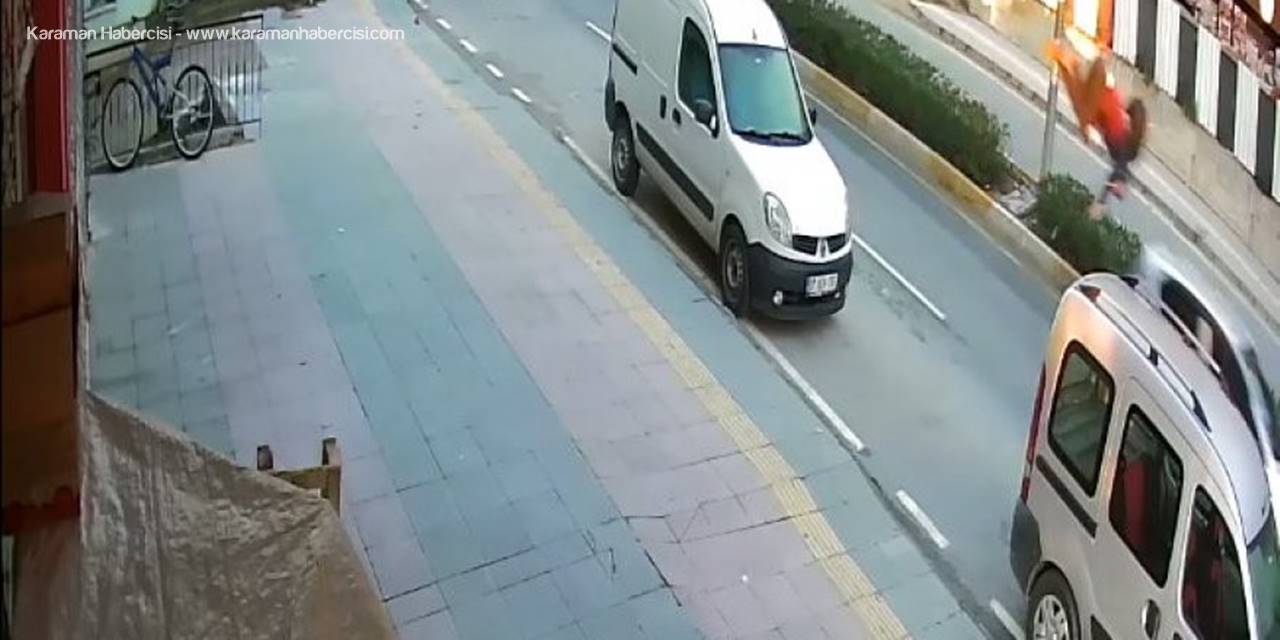 Minibüse Yetişmek İsterken Ölümden Döndü