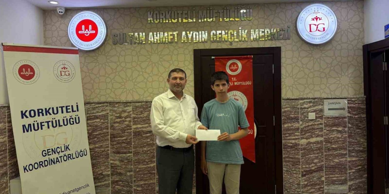 Umre Ödüllü Gençlik Bilgi Yarışması’nın İl Birincisi Korkuteli’den