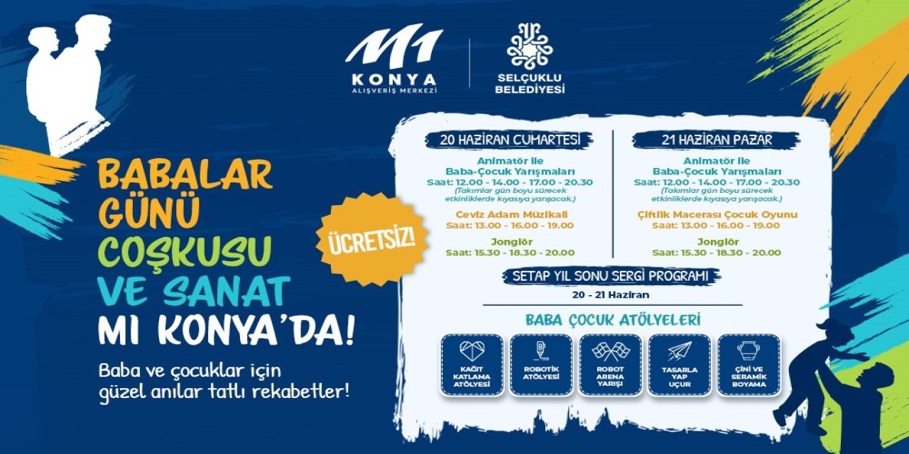 M1 Konya Avm’de Babalar Günü Etkinlikleri