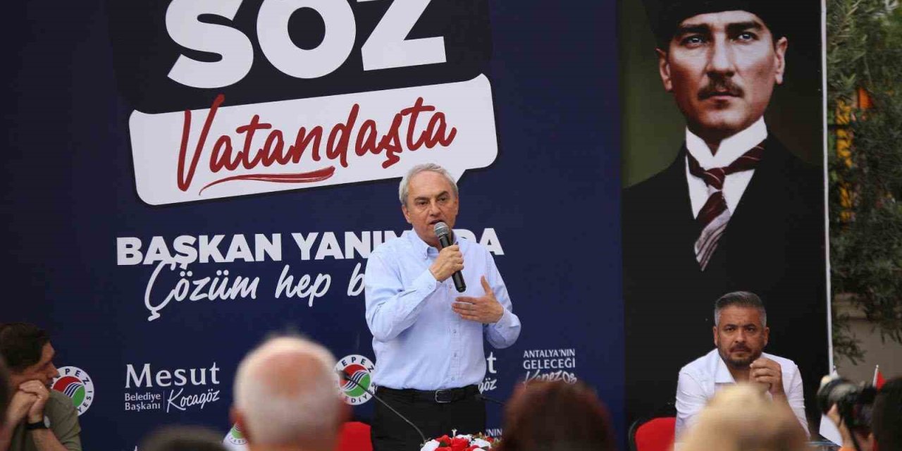 Kepez Belediye Başkanı Mesut Kocagöz Vatandaşlarla Buluştu