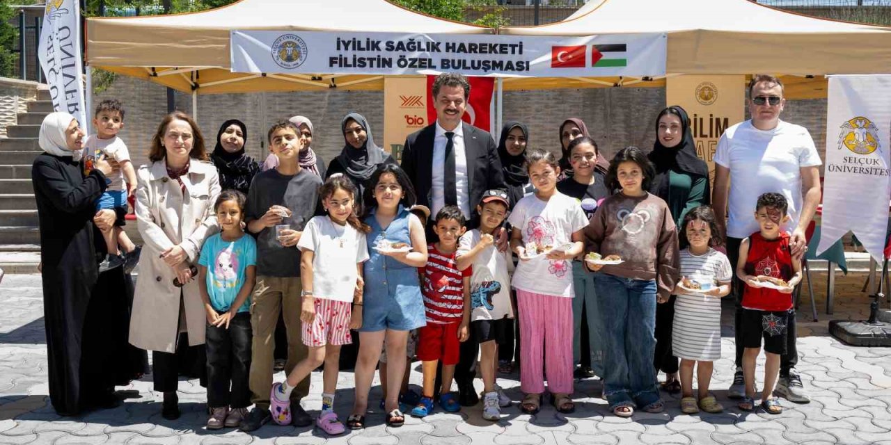 Selçuk Üniversitesinden Filistinli Çocuklara Sağlık Ve Dayanışma Eli