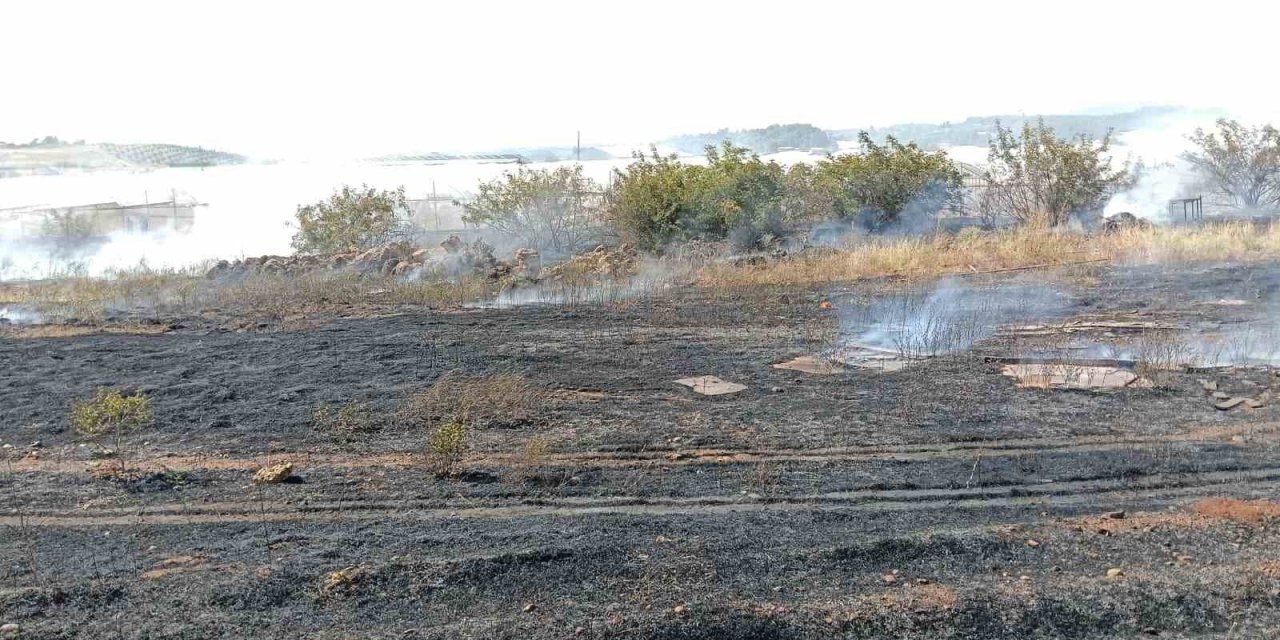 Antalya’da Otluk Alan Yangını İtfaiye Ekiplerince Söndürüldü