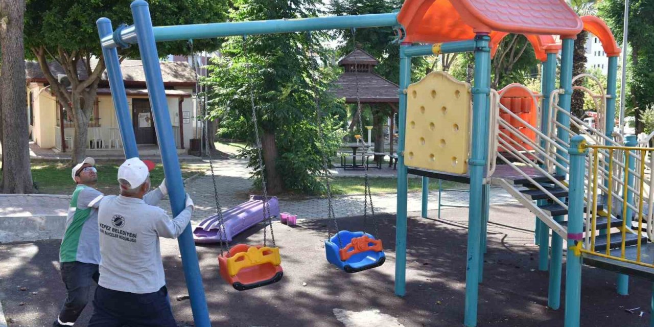 Kepez’den Çocuklara Güvenli Oyun Alanları