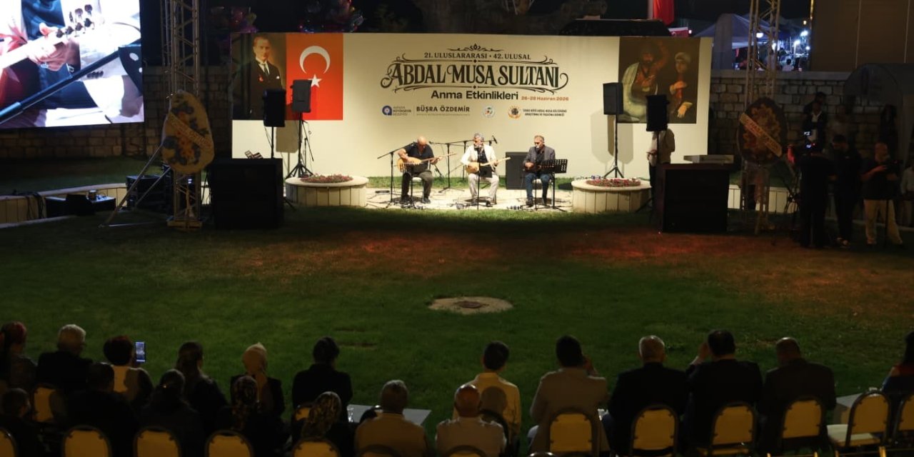 Abdal Musa Sultanı Anma Etkinlikleri Başladı