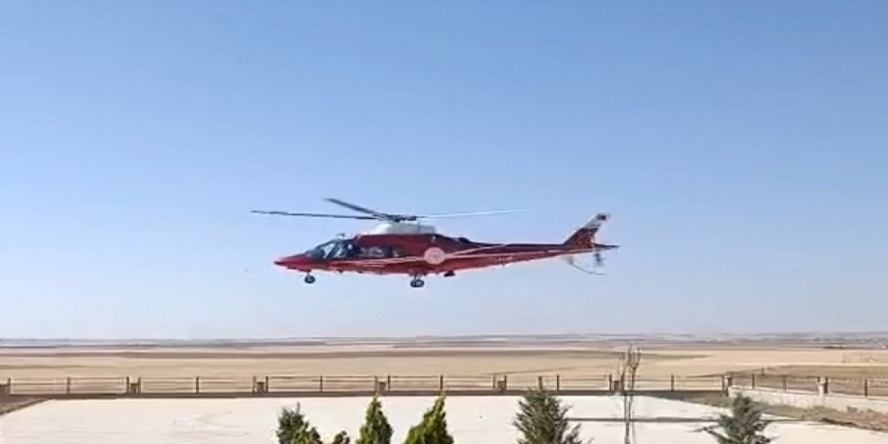 Yenidoğan Bebeğe Ambulans Helikopter
