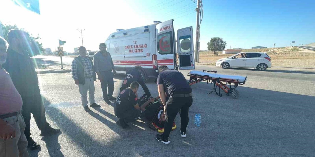 Karaman’da Motosiklet Kazası: 1 Yaralı