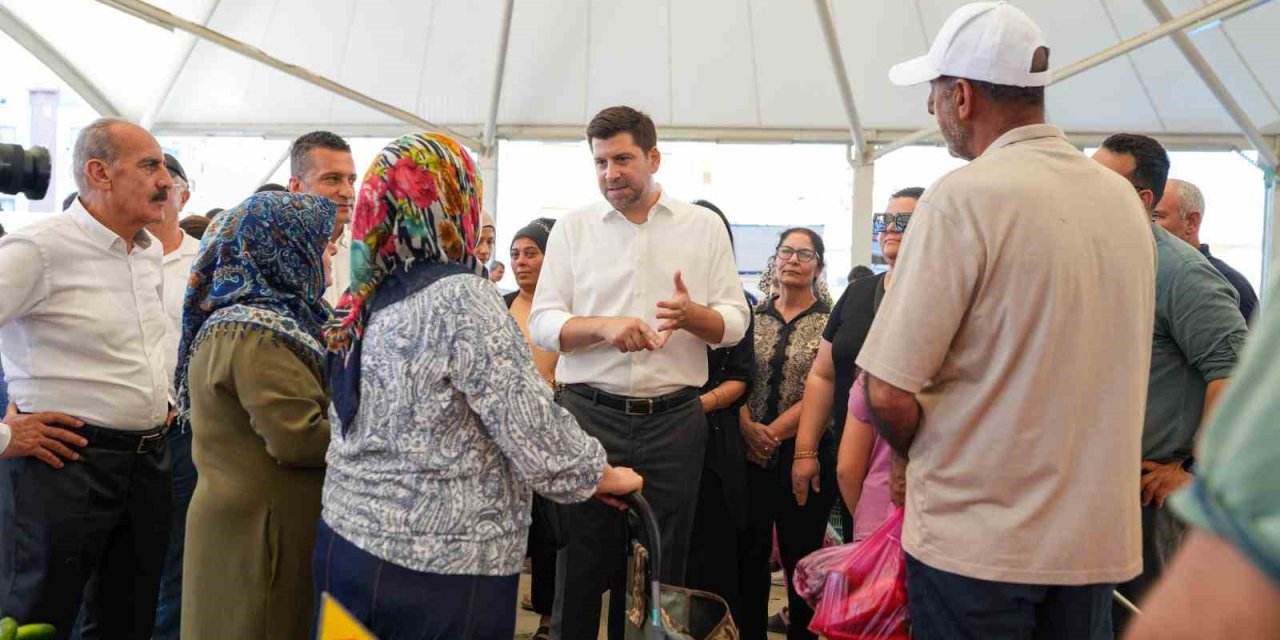 Tarsus’ta 4 Yıldır Atıl Kalan Semt Pazarı Yeniden Hizmete Açıldı