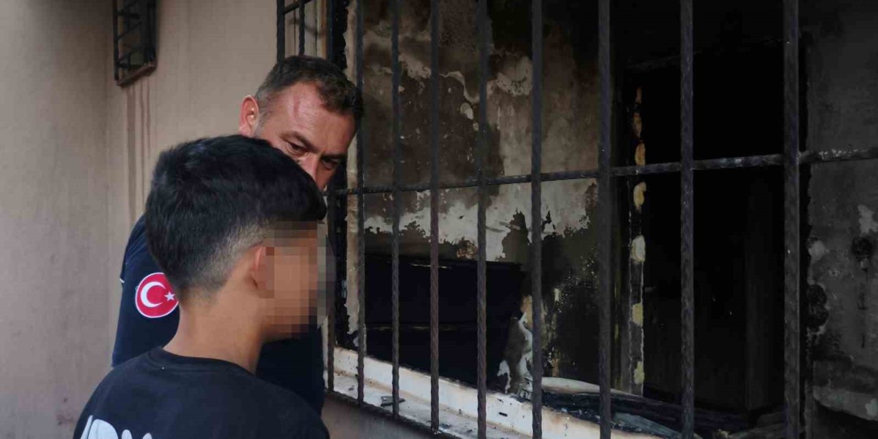 Antalya’da 13 Yaşındaki Çocuk Çakmakla Oynarken Evi Yaktı