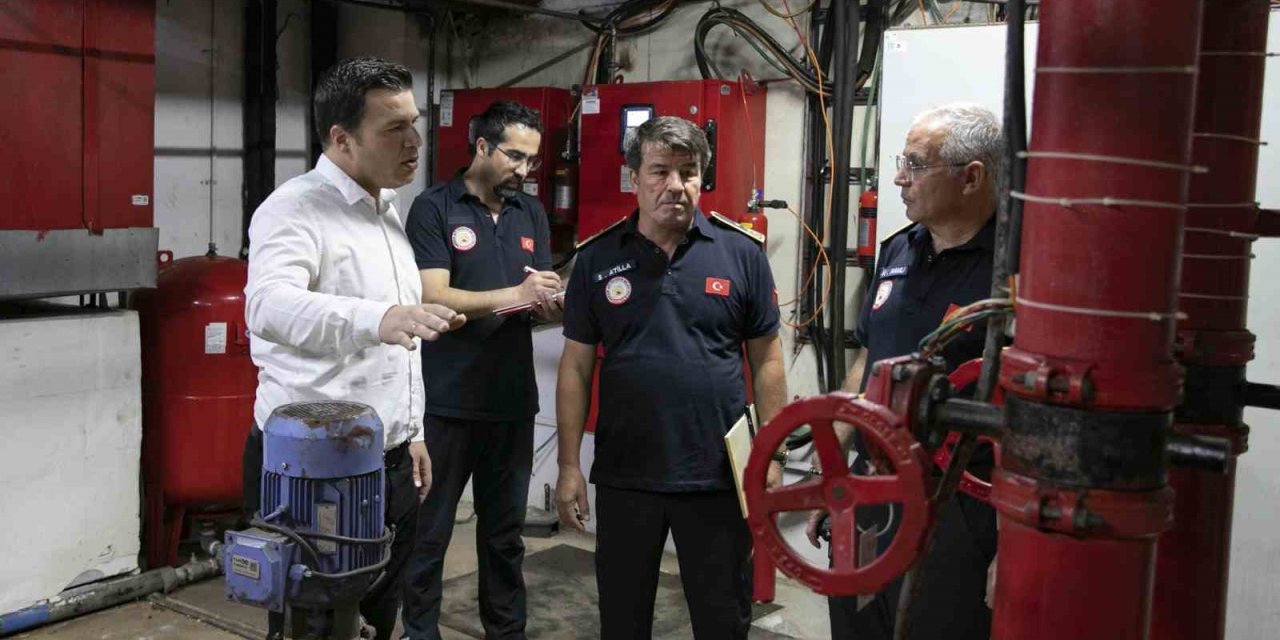 Mersin’de Otellerde Yangın Güvenliği Denetimi Sürüyor