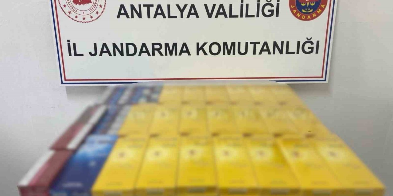 Gazipaşa’da 145 Karton Kaçak Sigara Ele Geçirildi