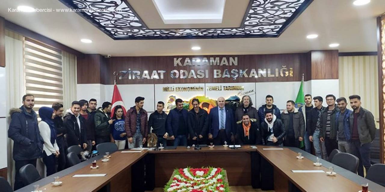 Kmü Öğrencilerinden Ziraat Odasına Ziyaret