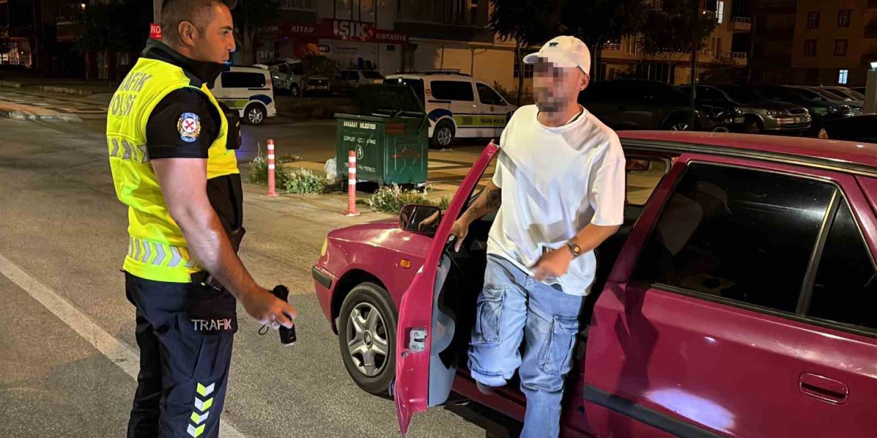 Uygulamada Alkollü Yakalanan Sürücünün Ehliyetine El Konuldu